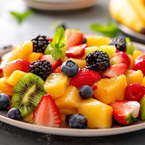 No dejes que tus ensaladas de frutas parezcan mustias, con un solo ingrediente extra lucirán frescas y estarán más ricas