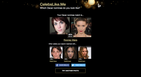 CelebsLike.Me, el experimento de Microsoft capaz de decirte a qué famoso te pareces