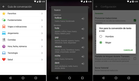 Microsoft Translator para Android estrena las traducciones alternativas y guía de conversación