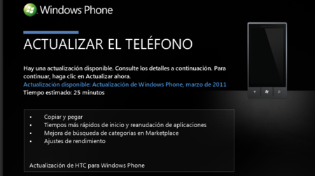 La actualización NoDo de Windows Phone 7 llega a HTC Trophy