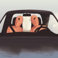 Airbag central delantero, mira la  propuesta de seguridad por parte de ZF 