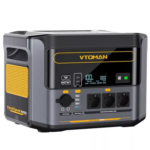 VTOMAN FlashSpeed 1000 Generador Solar Portátil