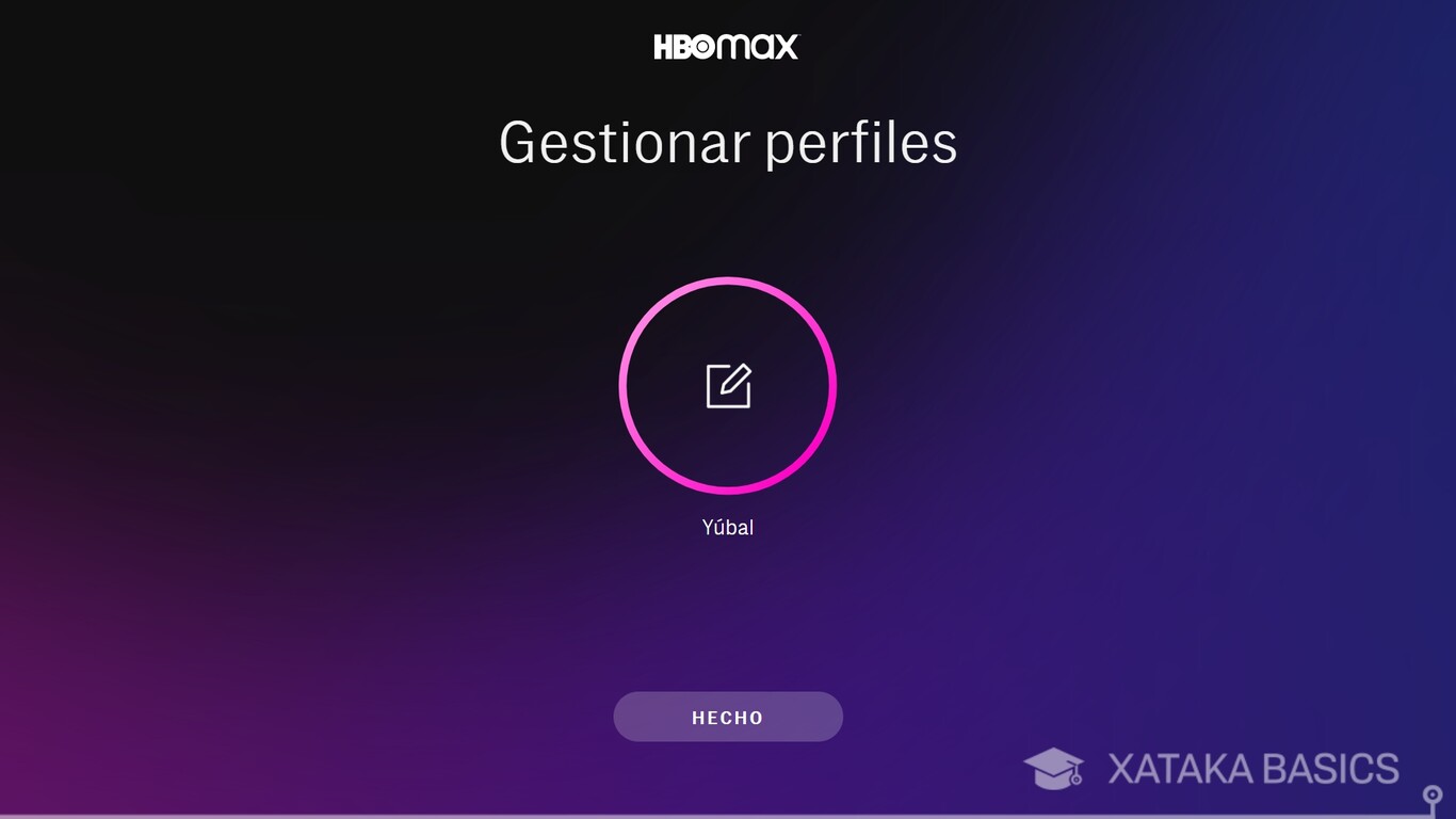 Cómo crear y editar perfiles en HBO Max