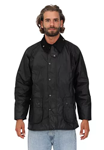 Barbour Bedale Wax Jacket Chaqueta, Negro (Black 000), Large (Talla del Fabricante: 42), Negro (Black 000), L