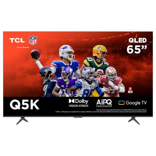 Smart TV TCL QLED 4K 65Q5K de 65 pulgadas con Google TV