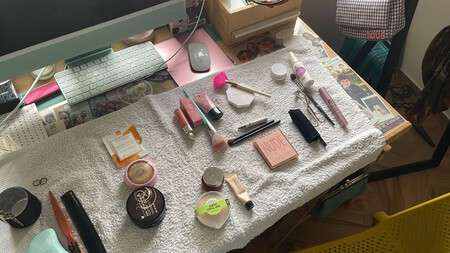 mesa de maquillaje
