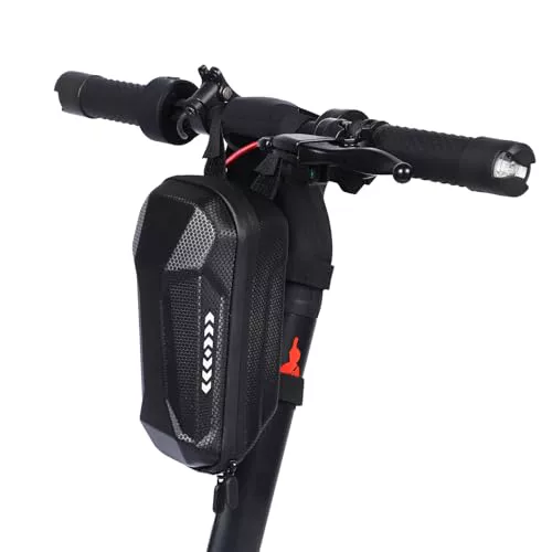Lauviomify Borsa Monopattino para Manillar dElettricoe Scooter, 2 l, Impermeable, Gran Apertura, Resistente a Golpes, Funda para teléfono y batería Externa