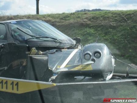 Un Pagani de pruebas choca en Alemania