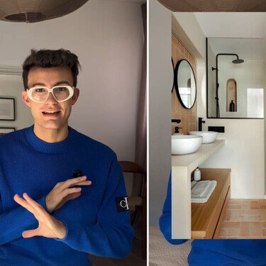 El truco de Ángel Camacho para que el baño parezca más elegante y práctico sin hacer una obra complicada: un muro a media altura