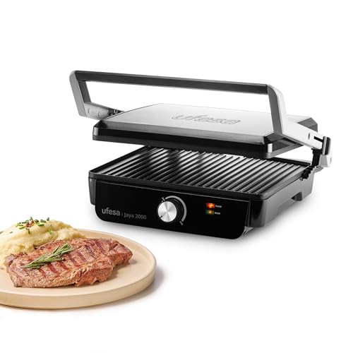 Ufesa Grill Eléctrico Jaya - Sandwichera, Plancha Cocina Eléctrica 