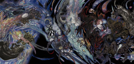 Big Bang, el lienzo digital de Final Fantasy XV creado por Yoshitaka Amano, es puro arte en movimiento