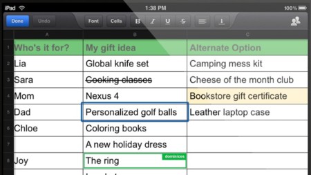 La aplicación de Google Drive para iOS y Android se actualiza añadiendo edición de hojas de cálculo