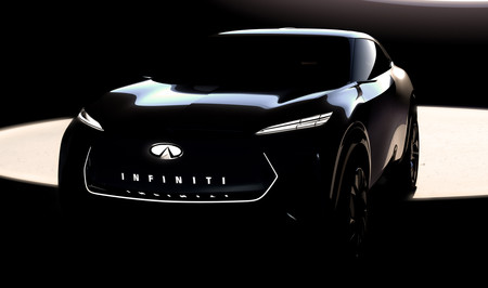 Infiniti presentará en enero su primer SUV eléctrico: así se insinúa antes del Salón de Detroit 2019