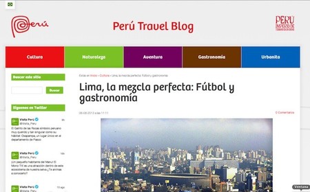 Perú Travel Blog: los tesoros peruanos en la red