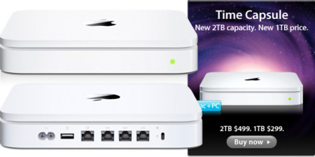 Apple aumenta la capacidad de Time Capsule hasta los 2TB
