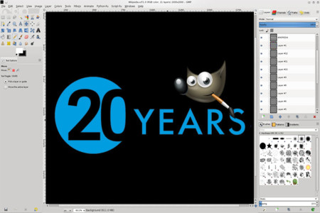 Veinte trucos para celebrar 20 años de GIMP