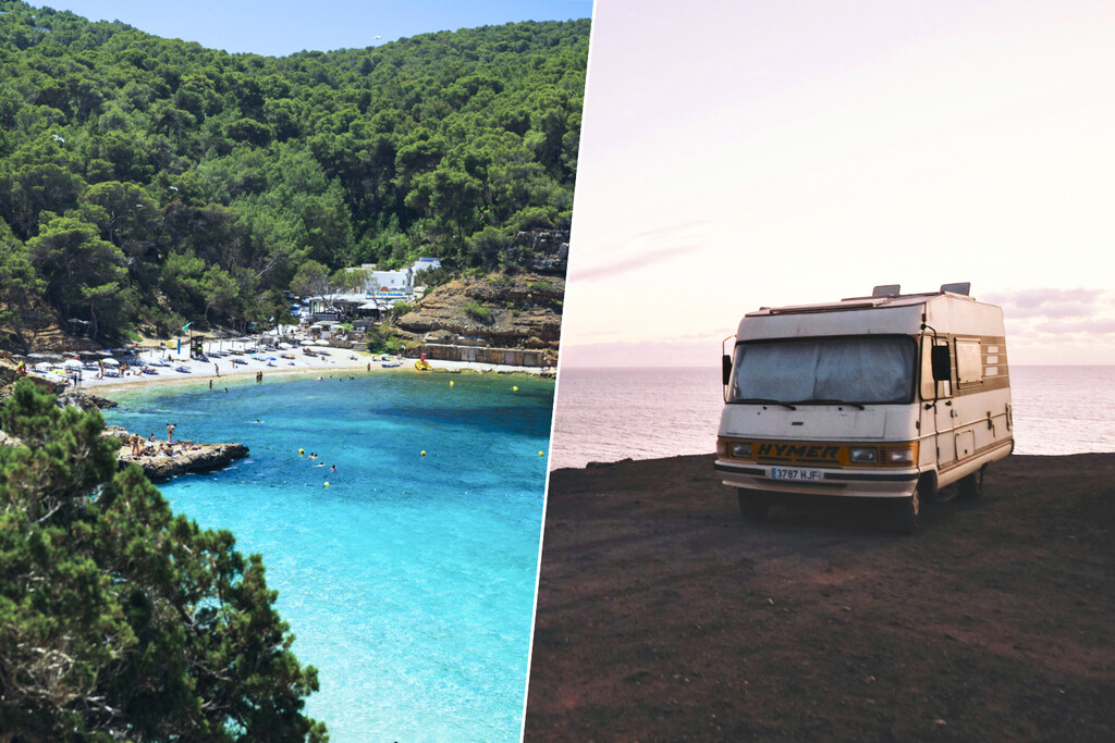Drones contra campers: Ibiza ha entrado en una caza constante contra los trabajadores que no se pueden pagar una casa