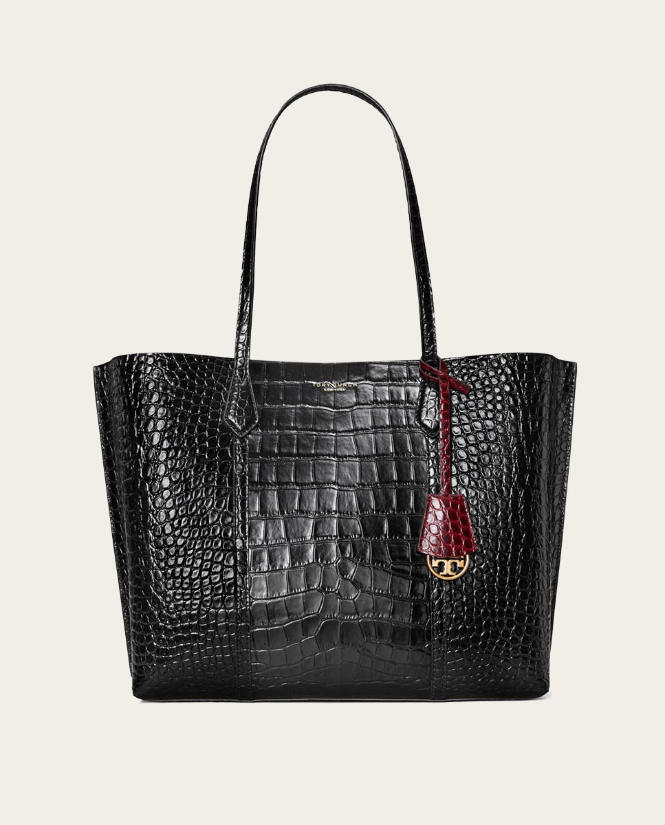 Bolso shopping Perry de piel efecto cocodrilo de Tory Burch