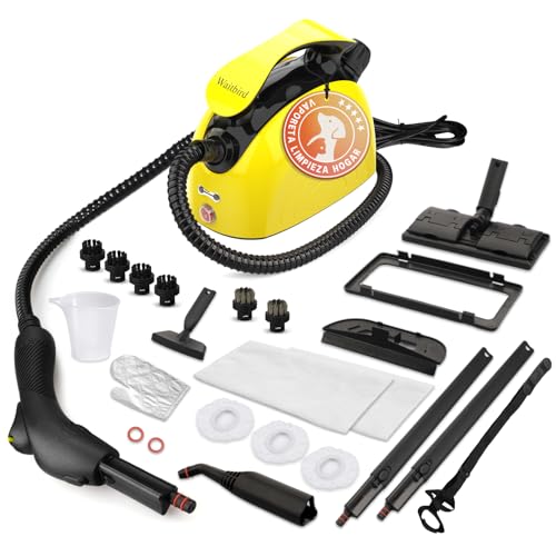 Waitbird Limpiador a vapor con 21 accesorios