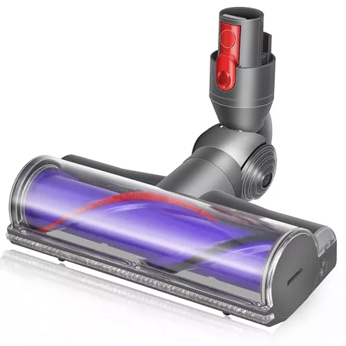 Arcets Cepillo motorizado compatible con Dyson V10 V8 V11 V15 V7 rodillo apto para alfombras y suelos duros y esquinas estrechas