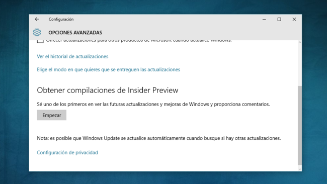 Insider Preview