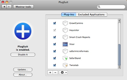 PlugSuit, agrupa tus plugins en el Panel de Preferencias