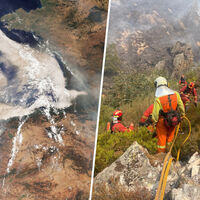 Este mapa muestra cómo España está siendo la campeona de Europa en algo: hectáreas arrasadas por incendios forestales