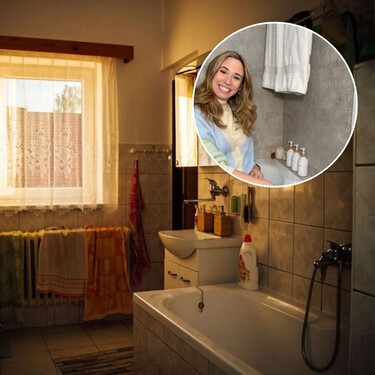 Así ha quedado la reforma sin obras de un cuarto de baño de los 90: "Con estos materiales baratitos hemos conseguido pasar de un baño de Cuéntame a uno amplio y actual"