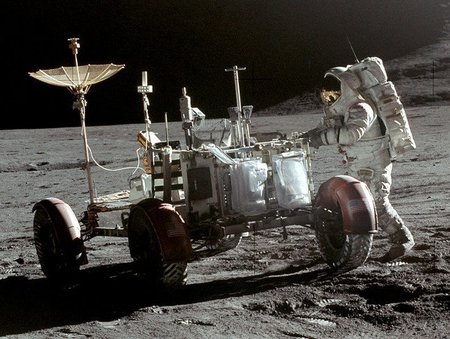 Resultado de imagen de lunar rover plegado