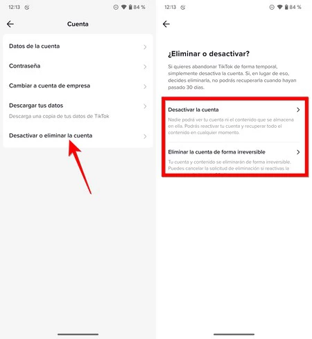 Tiktok 2を削除する