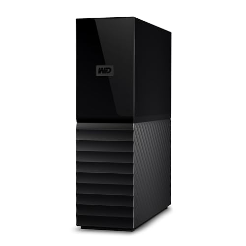 WD 16TB My Book Disco Duro Externo de Escritorio, USB 3.2 Gen 1, exFAT, SuperSpeed USB-A, Copia de seguridad y protección con contraseña, Formateado para Windows y MacOS, Negro