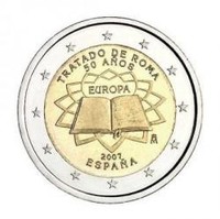Moneda conmemorativa Tratado de Roma