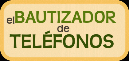 El bautizador de teléfonos