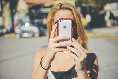 Girl phone