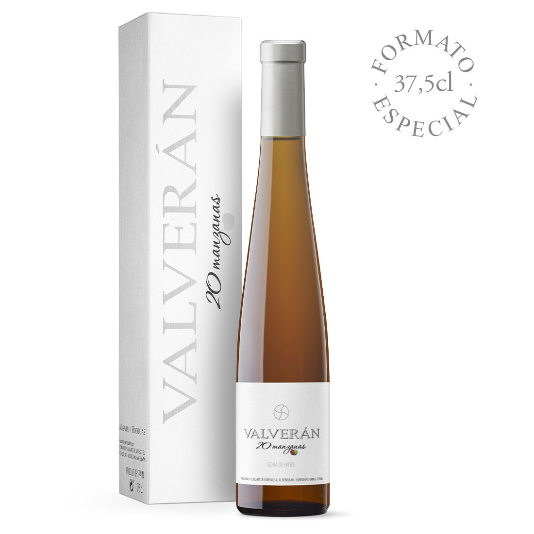 Sidra de hielo Valverán 20 Manzanas