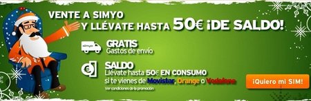 Simyo nos regala 50 euros por la portabilidad