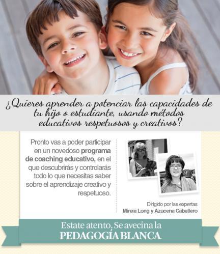 Pedagogía Blanca: toda una revolución en coaching educativo