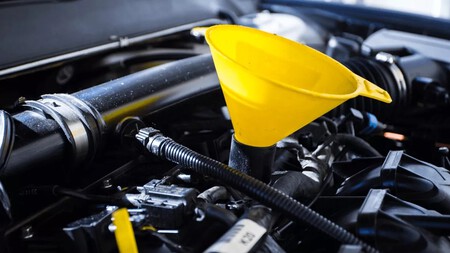 Aceite de motor de un coche
