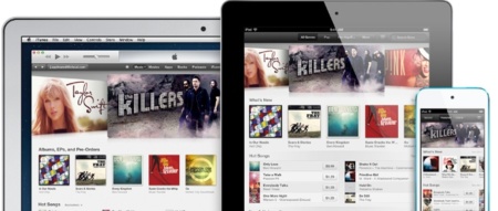 Una sola biblioteca de iTunes, todos los dispositivos conectados a ella