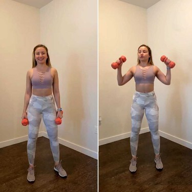 Brazos más firmes y tonificados con un solo ejercicio que puedes hacer en casa