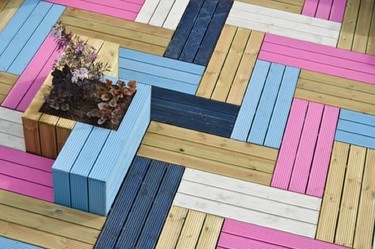 Precioso jardín urbano en el tejado del London College of Fashion creado por Studio Weave 