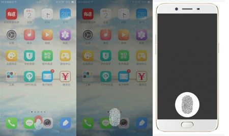 Oppo patenta un lector de huellas bajo la pantalla y lo pone a tiro de Vivo y OnePlus