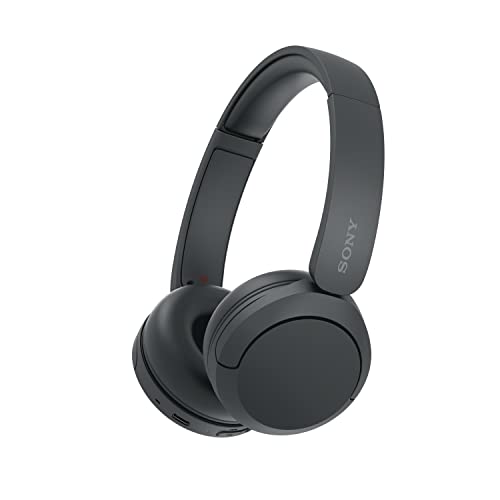 Auriculares de diadema inalámbricos Bluetooth Sony WH-CH520, sonido de , diseño ligero, 50 h de batería, carga rápida, ecualizador, llamadas nítidas, iOS y Android - Negro
