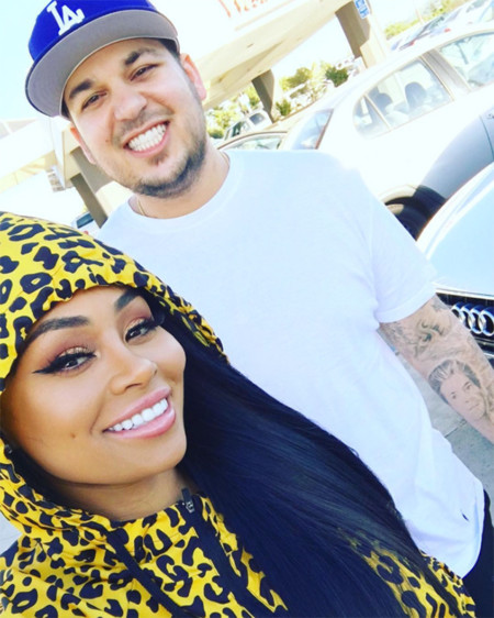 Y el drama llegó para Rob Kardashian y Blac Chyna