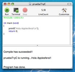 TryC: Para aprender C fácilmente desde tu Mac