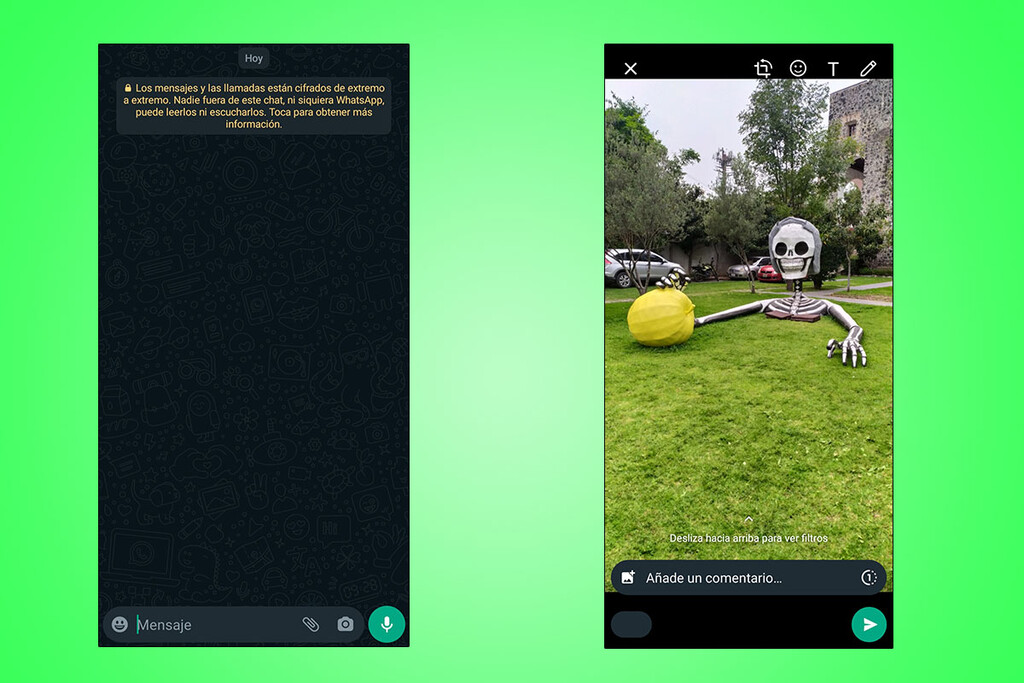 Cómo enviar una foto por WhatsApp y que solo se vea una vez