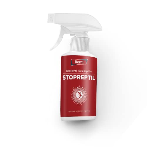 Remi Hogar | Repelente para Reptiles, en Aerosol | para Serpientes Lagartijas Salamanquesas Geckos | Spray Repelente Deshabituante | Sin venenos | Sin productos nocivos | 750 ml