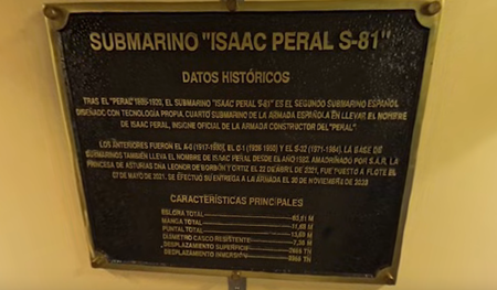 submarino Isaac Peral S-81