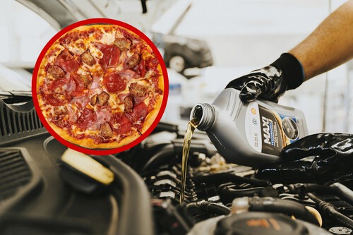 Canadá criou óleo de pizza com lubrificante de motor de carro