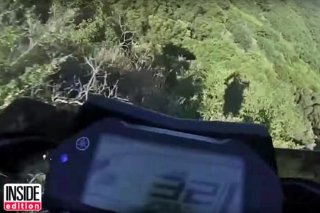 Un motorista de 27 años sobrevive milagrosamente a una caída de 80 metros: "pensé que estaba muerto"